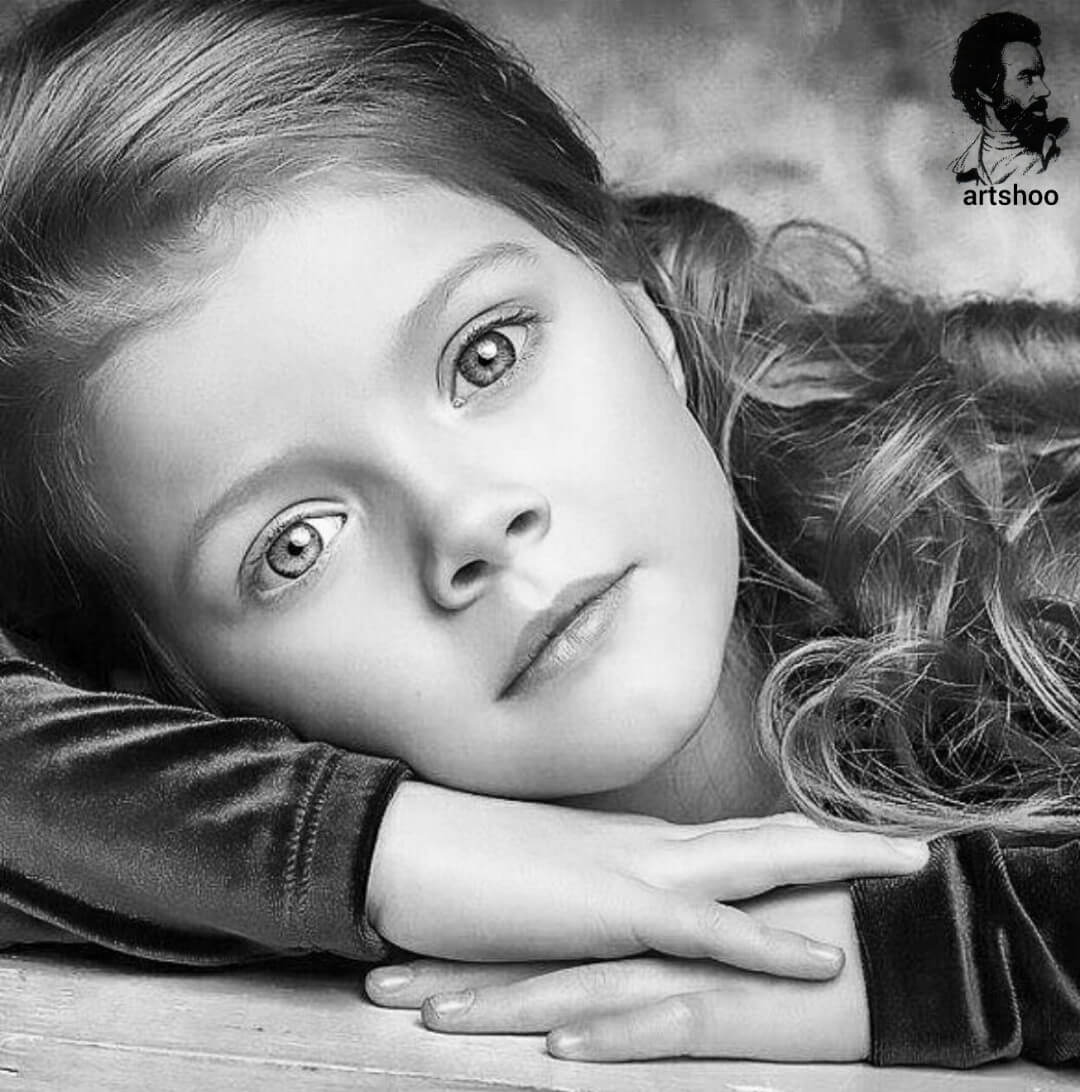 آموزش نقاشی سیاه قلم